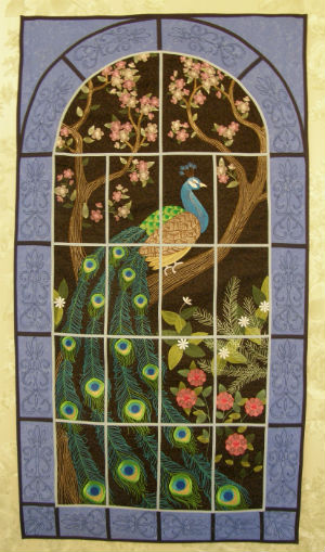 Квилт с павлином