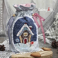 Мини-курс Мешочек «Пряничный домик» - фото 10 Мини-курс Мешочек «Пряничный домик» - фото 10