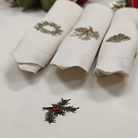 Мастер-класс «Комплект салфеток с вышивкой»