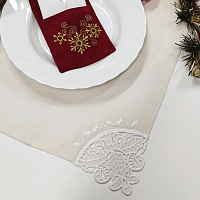 Мастер-класс «Салфетка с кружевным уголком»