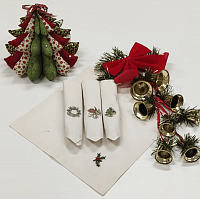 Мастер-класс «Комплект салфеток с вышивкой»