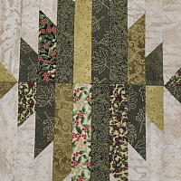 Мастер-класс Комплект салфеток и дорожка для сервировки стола «Зубчатые блоки»