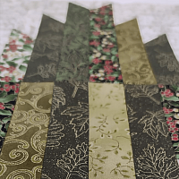 Мастер-класс Комплект салфеток и дорожка для сервировки стола «Зубчатые блоки»