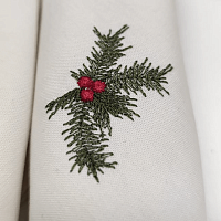 Мастер-класс «Комплект салфеток с вышивкой»