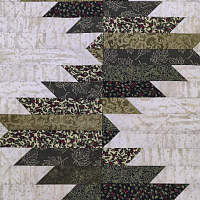 Мастер-класс Комплект салфеток и дорожка для сервировки стола «Зубчатые блоки»