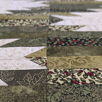 Мастер-класс Комплект салфеток и дорожка для сервировки стола «Зубчатые блоки»